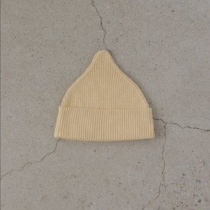 James Street Co Cotton Port Beanie - Butter (Child)